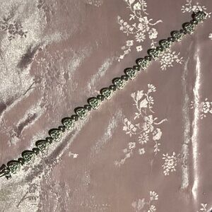 Sterling Silver and diamond Heart Bracelet